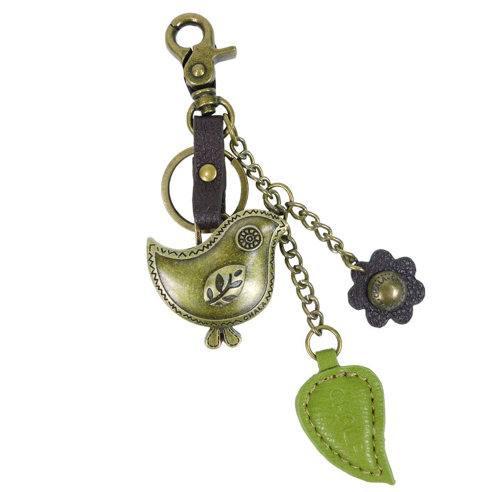 CHALA Purse Charm, Key Fob, keychain Decorative Accessories, Metal Charming Keychain, Bird, One Size