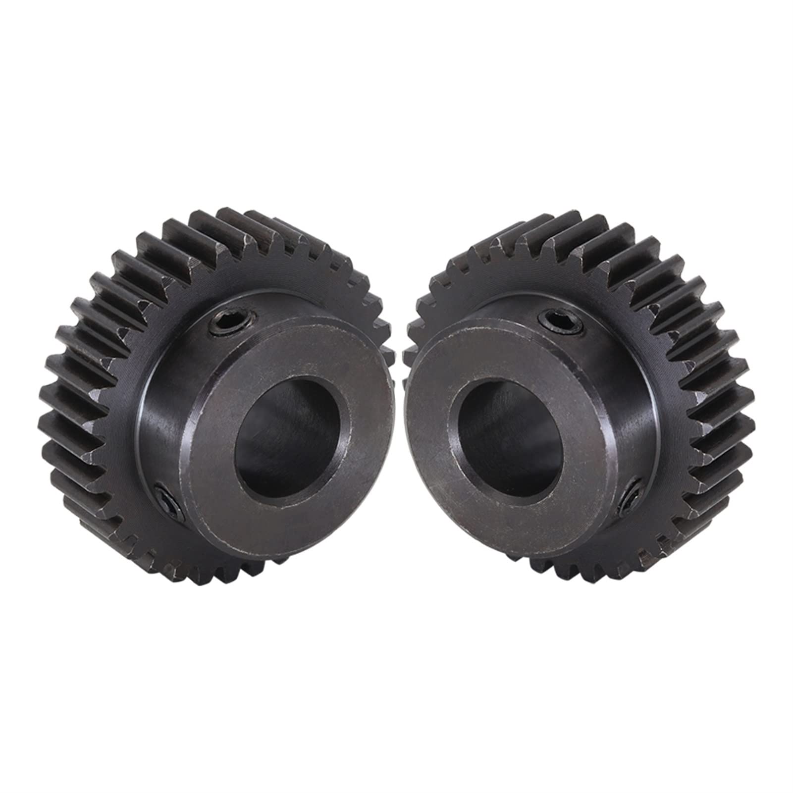 Pinion Gear, Pinion Gear 1 Module 35 Teeth Motor Gear 6mm 6.35mm 10mm 12mm 12.7mm 17mm Bore Spur Pinion 1M 35T 45 Carbon Steel Blackening Spur Gear bore Shaft(1M 35T Bore 10 mm)