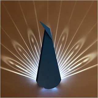 Lámpara de pared , Aplique de pared europeo LED de alto brillo - Lámparas con forma de pavo con personalidad Postmoderno Simple - Lámpara de pared Decoración de cabecera for dormitorio - Luces de pasi