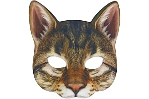 1Pcs Spooktacular Halloween Realistic Cat Mask