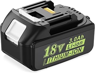 18V 3.0Ah Battery for Makita - 3000mAh Lithium-Ion Batteria for Cordless Power Tools BL1830 BL1850 BL1840 BL1860 BL1815 BL1835 BL1845 BL1890 Power Tools (1Pack)