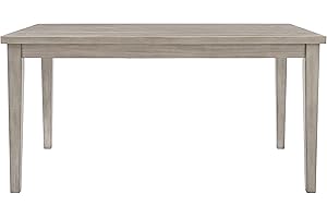 Signature Design by Ashley Parellen Modern Farmhouse Gray Dining Table