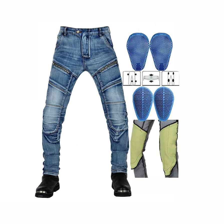 Amazon.co.jp: アラミド裏地付きバイクパンツ ユニセックス