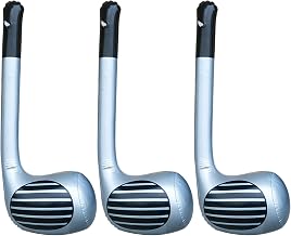 3Pcs Inflatable Golf Club, Set with Air-Filled Design, Ideal for Indoor Practice and Outdoor Training, Grey Colour, Lightweight Construction