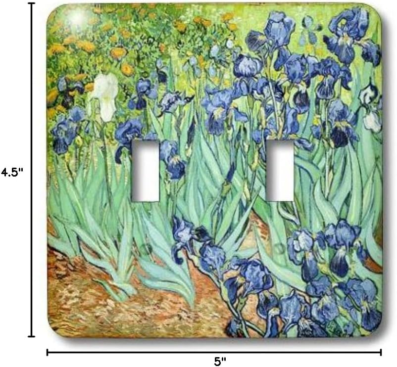 3dRose Van Gogh Painting Irises II Painting double toggle switch