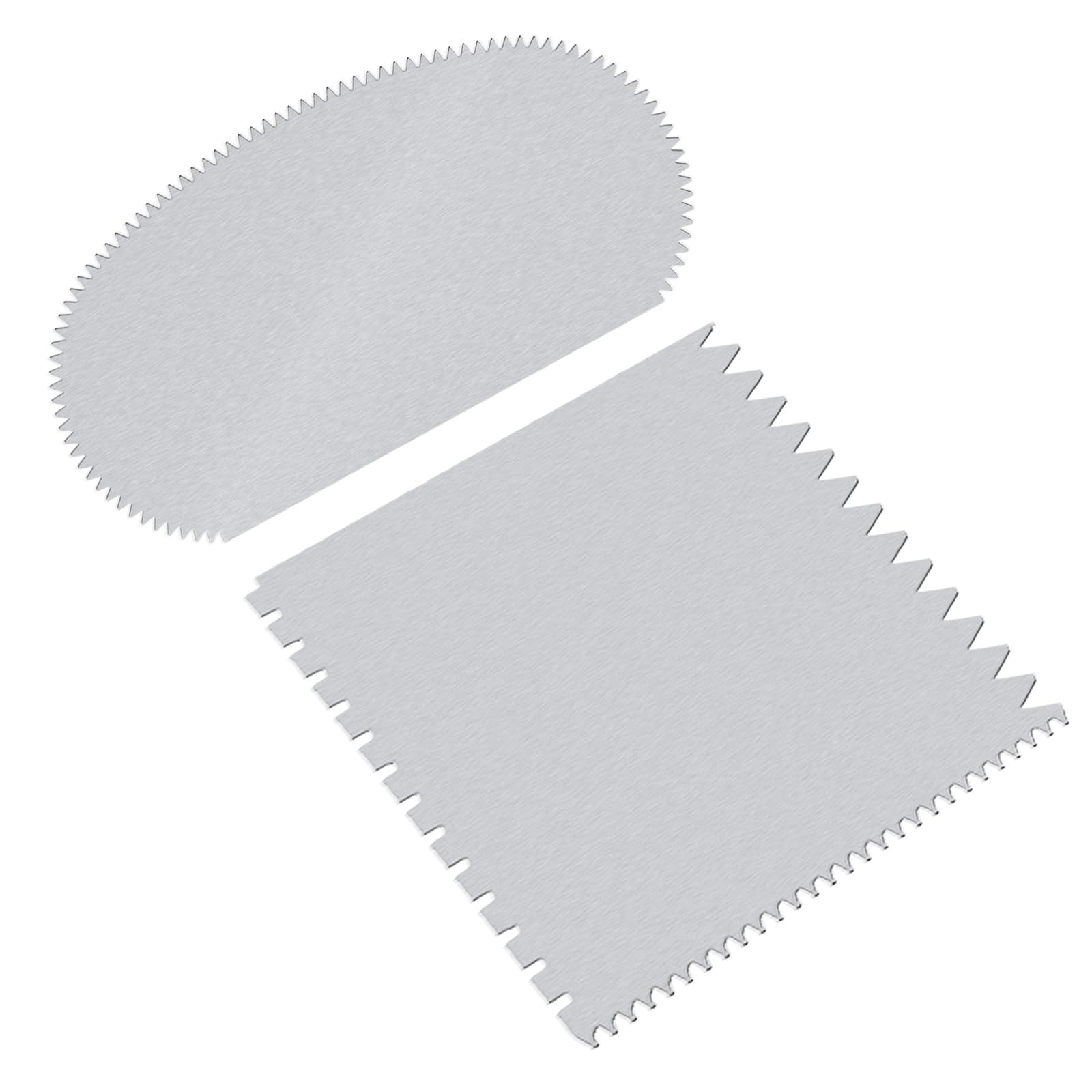 DAJISI 2Pcs Serrated Rib Tool for Pottery,Serrated Rib Sculpting Tool Silver Clay Tools for Sculpture Ceramic