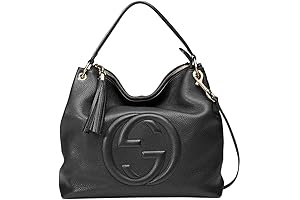 Chic Red Gucci Soho Hobo Bag, Handcrafted in Italy