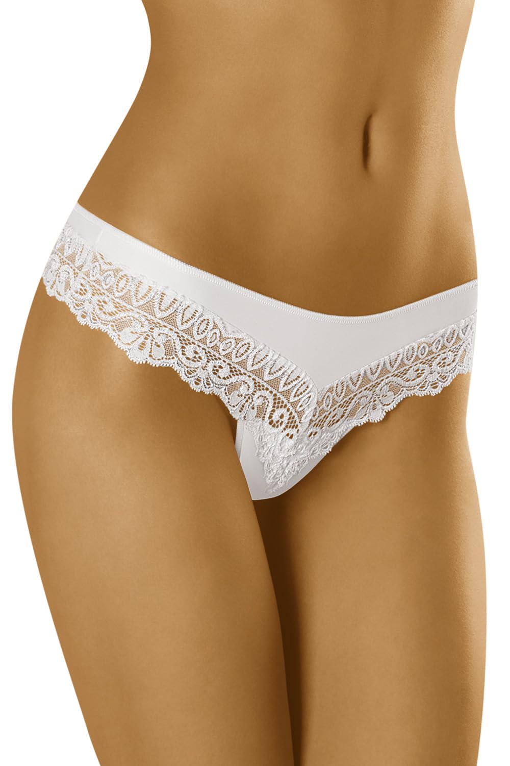 Wolbar Damen Sexy Shorts-Strings Spitze Miederslip Slips Mit Tiefer Hüftlinie WB409