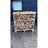Brennholz | Palette von 0,30 RM | Mischholz aus Eiche, Buche, Birke & Erle