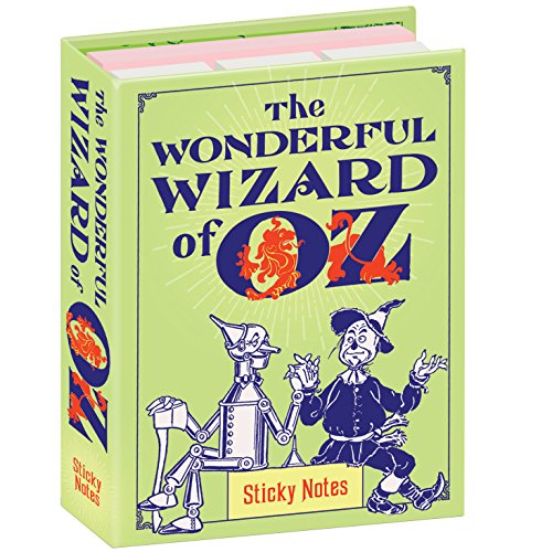 The Unemployed Philosophers Guild Land of Oz Sticky Notes Booklet - Dorothy and Oz Themed 3.25