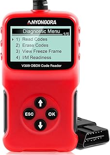 Anyongora OBD2 Scanner, Universal Code Reader for Check Engine Fault Light, CAN Diagnostic Scan Tool for All OBDII Protocol Cars