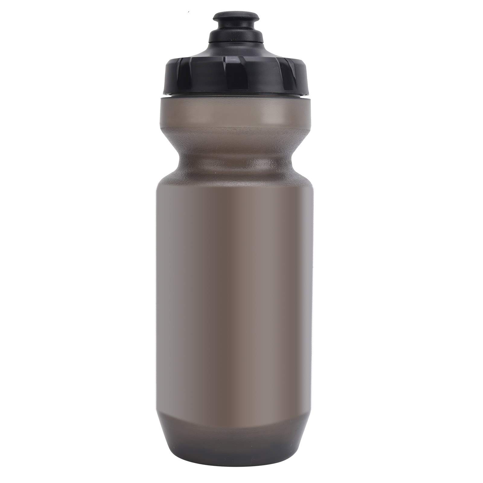 Oumefar Kettle 610ml Water Bottle, PP5+MYLR Film, Leak Proof Jet Valve, Ideal for Roads, Mountain Bikes, Electric with Strong Water, for All Cyclists (Transparent Gray)