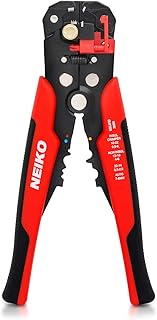 NEIKO 01924A 3-in-1 Automatic Wire Stripper, Cutter, and Crimping Tool, Auto Self-Adjusting Pliers That Cut up to 24 AWG, Electrical Pliers, Universal Wire Striper, Wire Peelers, and Crimper Pliers
