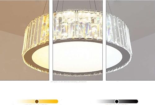Miniatura 5 de Lámparas colgantes candelabro redondo de metal lámpara colgante semiempotrada moderna pantalla de cristal lámpara colgante regulable para comedor
