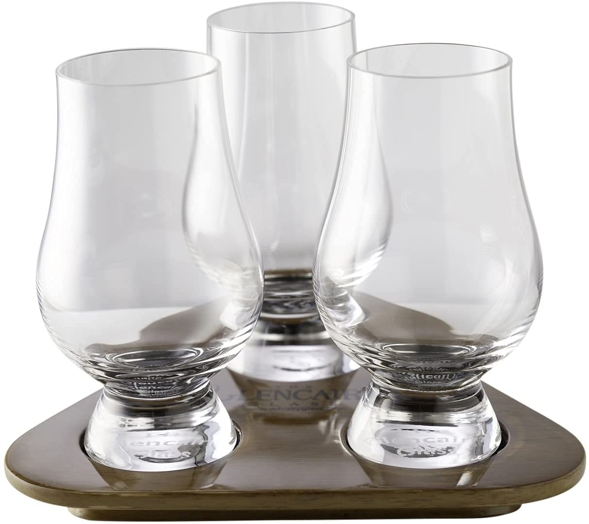 Stölzle Lausitz - 4 pc. cata de glencairn Set con 3 Vasos y holzb.