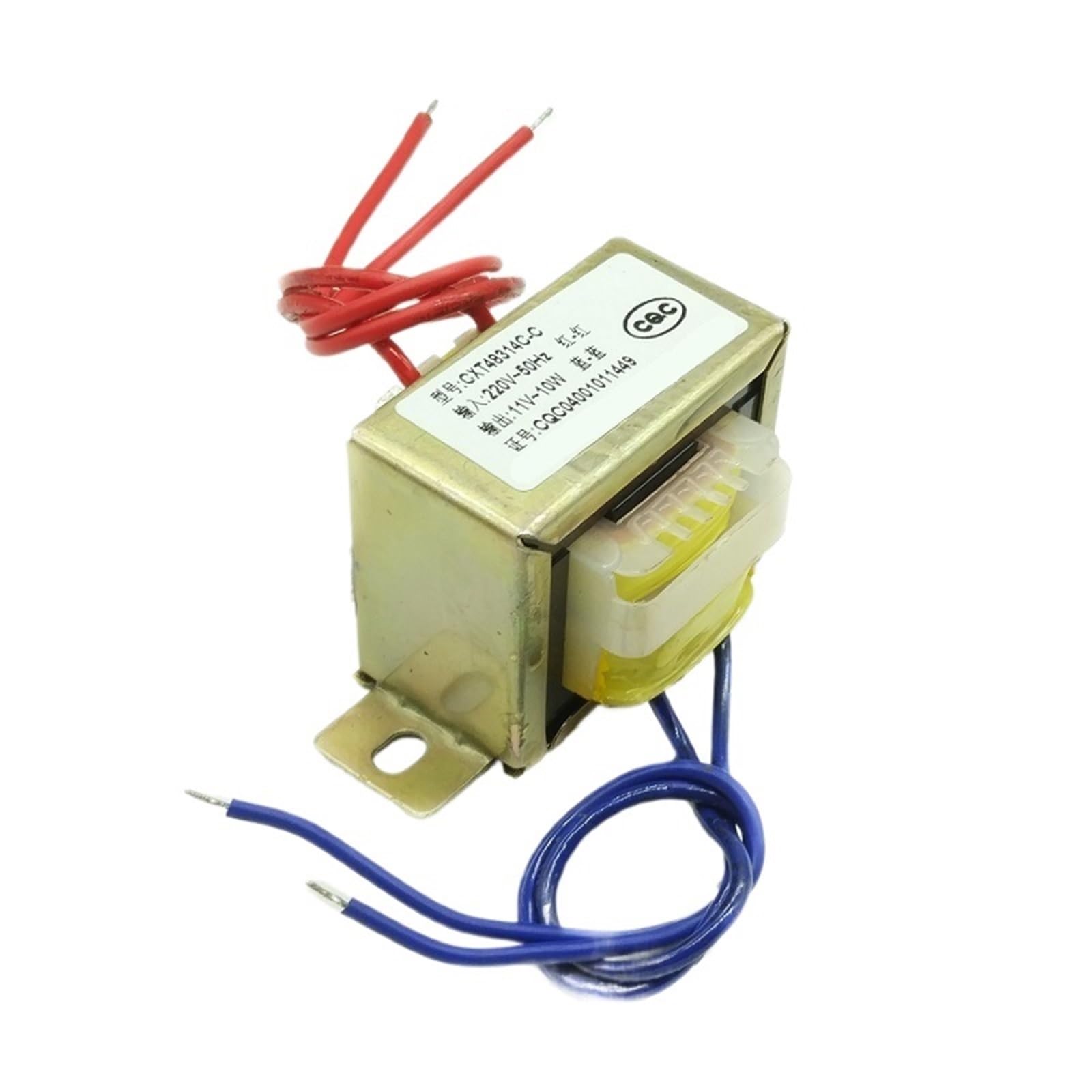 Transformator mocy typu EI48 220 V na 11 V 10 W AC 1 A 1000 mA 0,9 A 1 szt