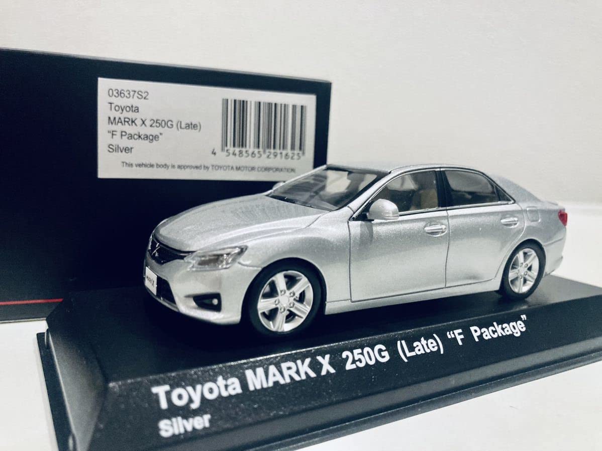 Amazon | 1/43 京商 マークX 250G Late Fパッケージ シルバー 