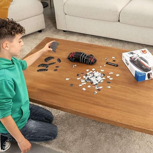Miniatura 4 de Ravensburger 11557 Porsche GT3 Cup - Rompecabezas 3D para niños y adultos a partir de 10 años, 108 piezas, no requiere pegamento, nuevo 2023