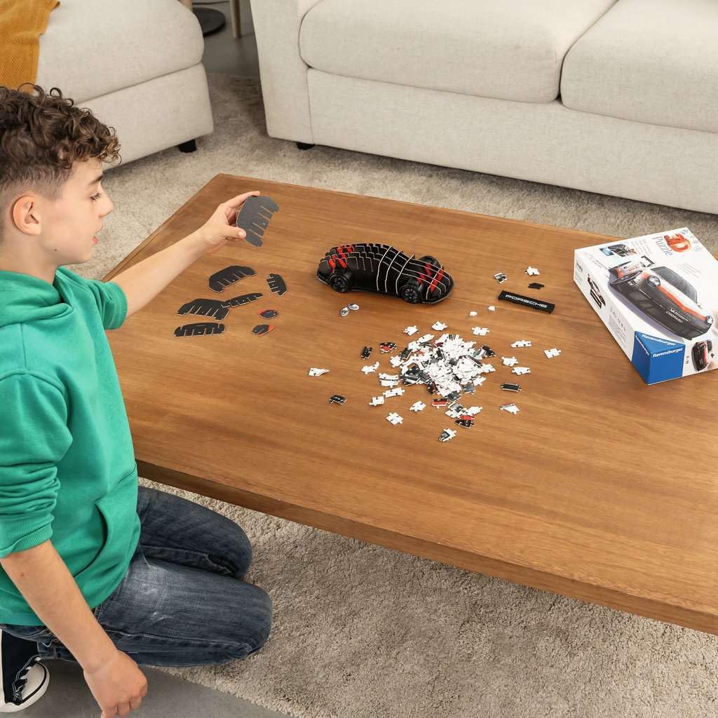 3D Puzzle 108 Teile - Porsche 911 GT3 Cup: Erlebe Puzzeln in der 3. Dimension