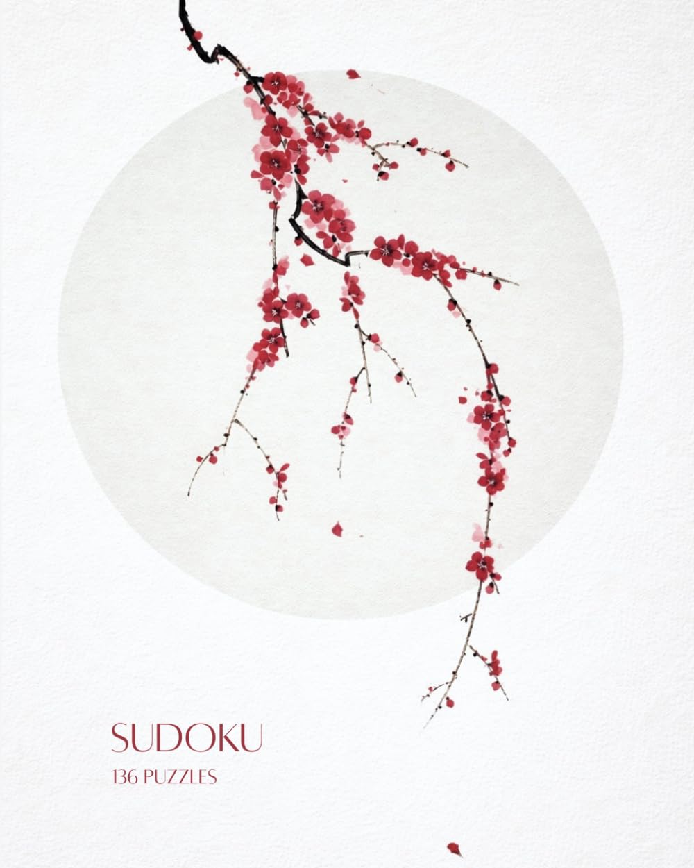 Minimalist Japanese Sudoku Puzzle Book for Adults Large Print: 136 Sudoku Puzzles with Solutions | Zen Aesthetic Logic Puzzles, Brain Games for Adults Seniors, Stress Relief 8x10