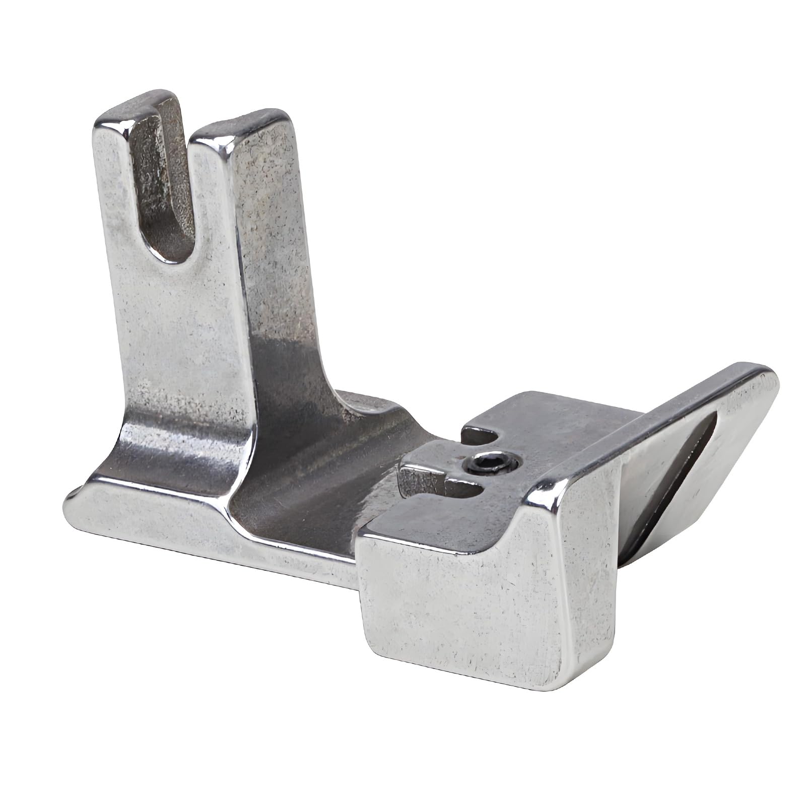 Industrial Steel Presser Foot for Flatbed Machines Extended Base Cloth Control Sturdy Sewing Solution Long Quilting Presser Foot