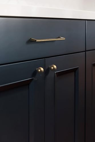 Miniatura 5 de Goo-Ki Pomo de gabinete de latón antiguo de 1.2 pulgadas, tiradores de gabinete retro con material de aleación de zinc, perilla delicada para