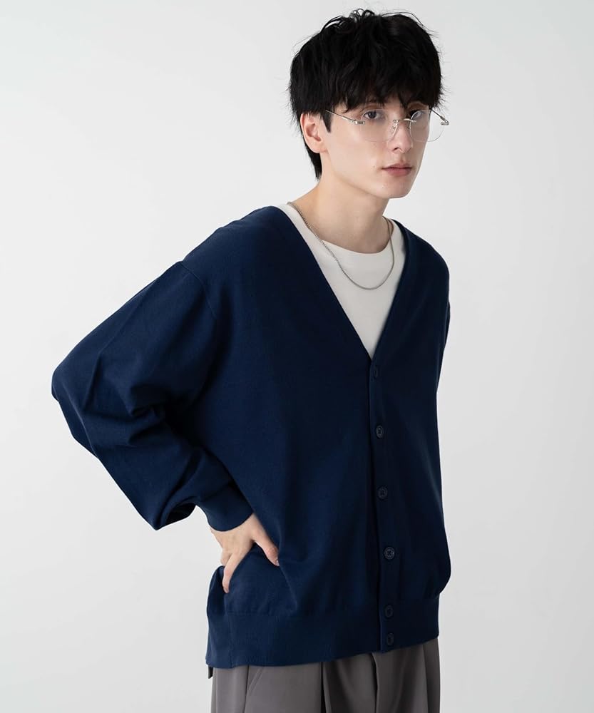 メンズ 重ね着風ニット ドロップショルダー カジュアル G00174 楽天市場】Manatsulife セーター メンズ ニット 長袖 秋冬