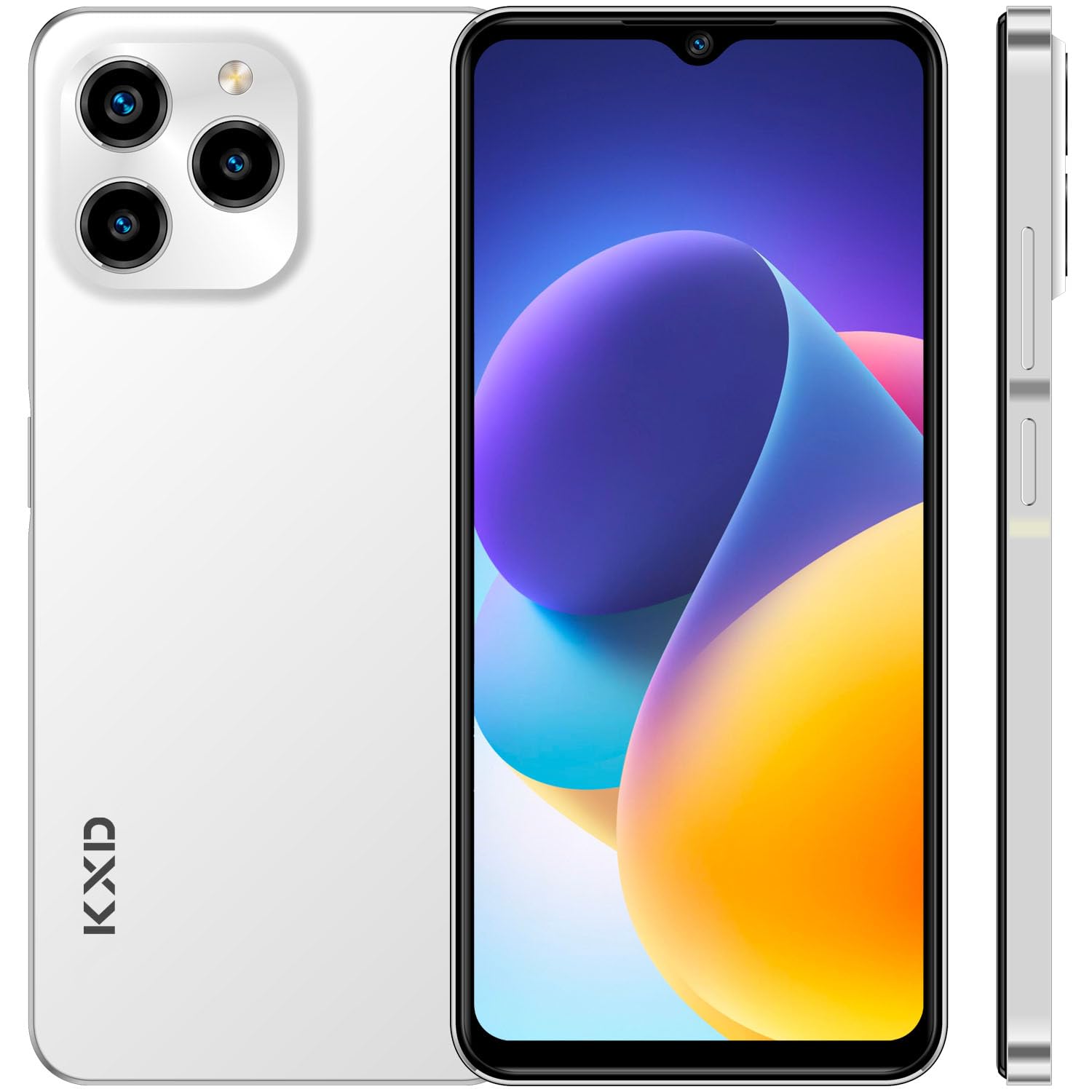 2024 A07 Unlocked Smartphone Under $70, 6.52" HD+ Display, 4500mAh Long Battery, 4GB+64GB, Dual SIM, Face ID, Android 12 – Budget Phone for Seniors & Teens