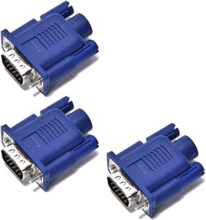 EVanlak Vga Dummy Plug Headless Ghost Functionally Stable Dummy Plug Conductive Performancevga Headless RGB Display Emulator Operating System Boot and Load Resolutions up to 1080p@60Hz-3pack