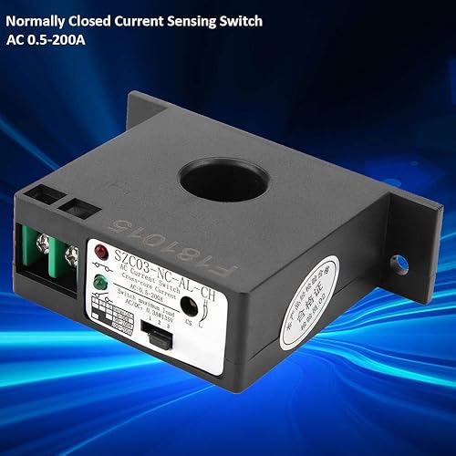 Miniatura 2 de Interruptor de corriente de CA SZC03-NC-AL-CH Interruptor de detección de corriente ajustable para relé de zumbador Fflash y CA de chip único
