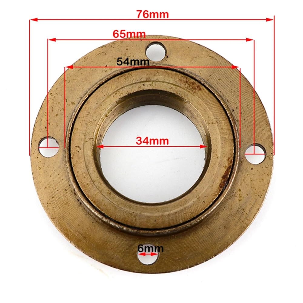 Kettenrad 126L Kette T8F 54T Kettenrad Antriebsrad ohne Zahn 4 Löcher Freilaufsatz Passend for Elektroroller Fahrrad Pocket Pit Dirt Bike