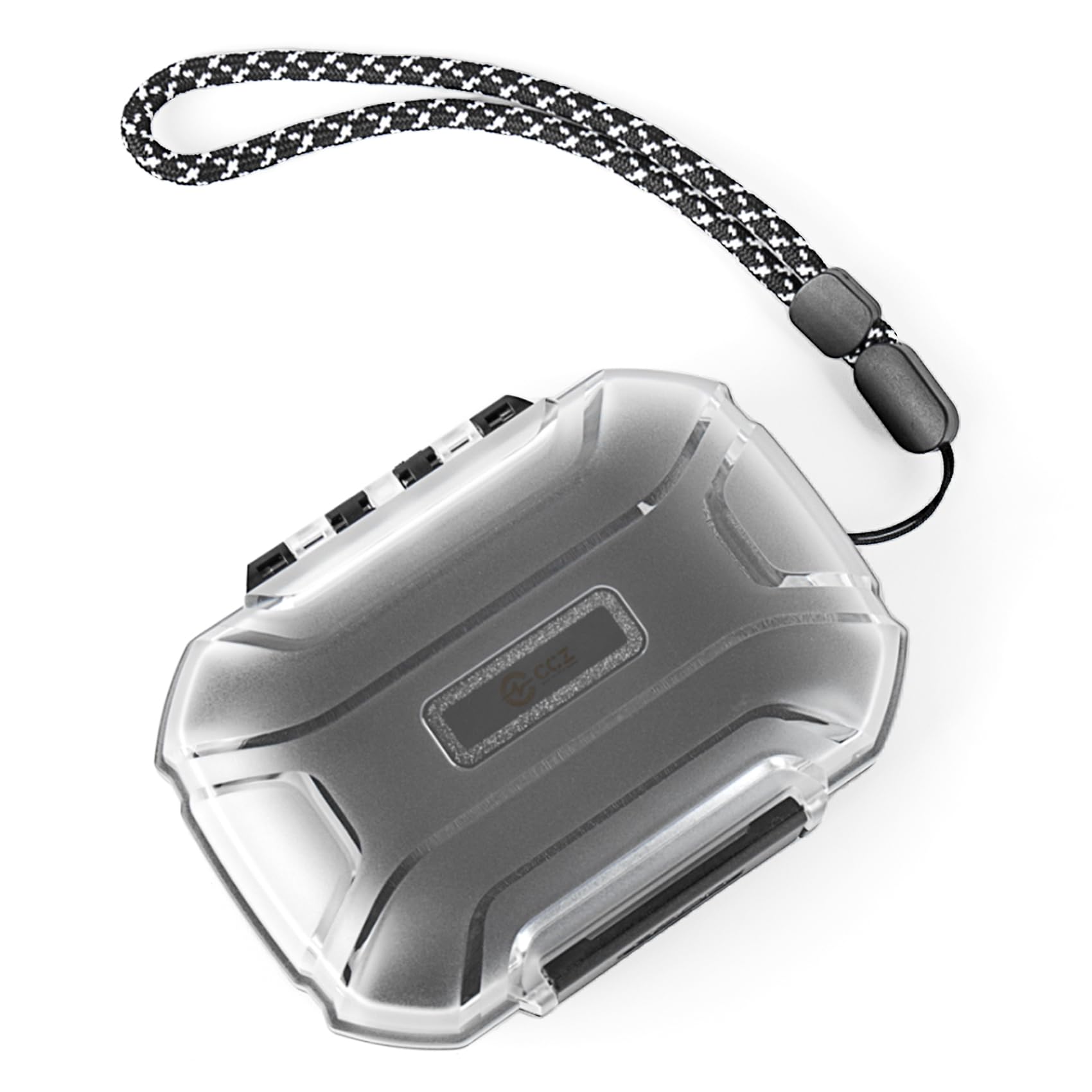 CCZ ZC01 in Ear Monitor Case, Portable Earbud IEMs Case, Waterproof Earphone Storage Box, Travel Carrying Organizer for Headphones, IEM Cables, Fit