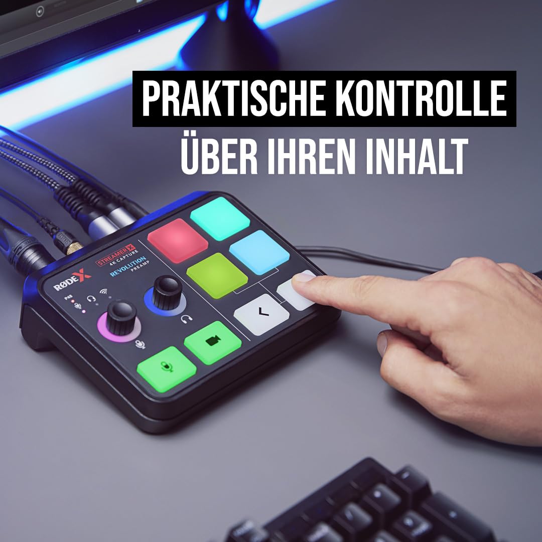 RØDE X Streamer X Professionelles Audio Interface und 4K Video 