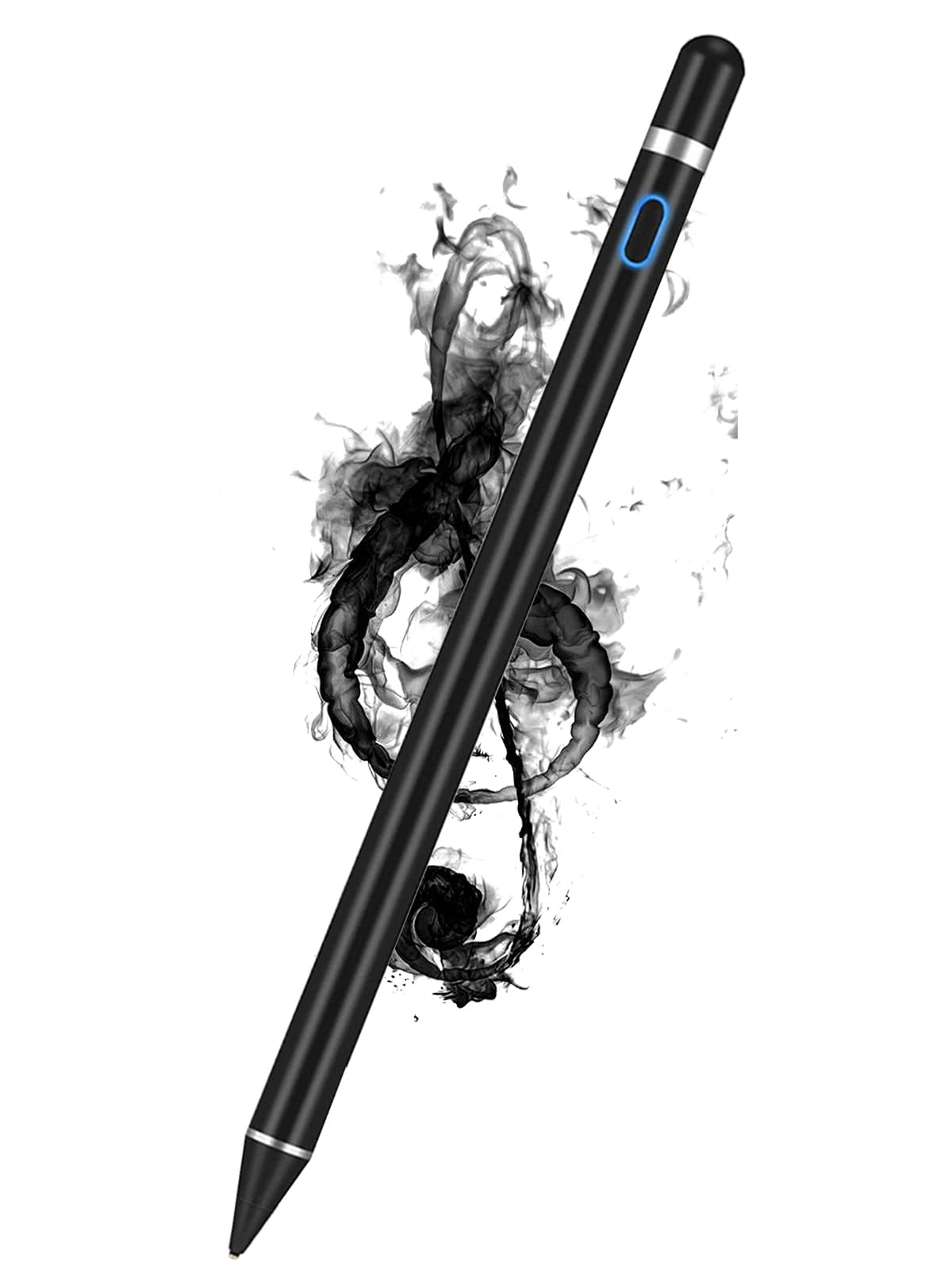 Active Stylus Pen for Android,Rechargeable Universal iPad Pen for Tablet, Digital Pens Fine Point Stylist Pen Compatible with Android, iOS, iPhone, iPad mini/Pro/Air and More Tablet/Phone