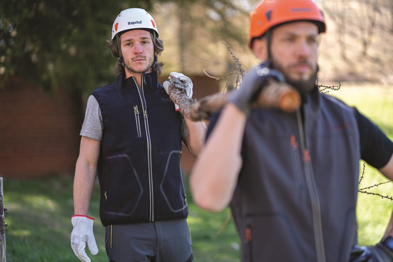 Kapriol Gilet Tech Idrorepellente Antivento Leggero con Tasche Tecnologia Softshell 3 per il lavoro e il Tempo Libero