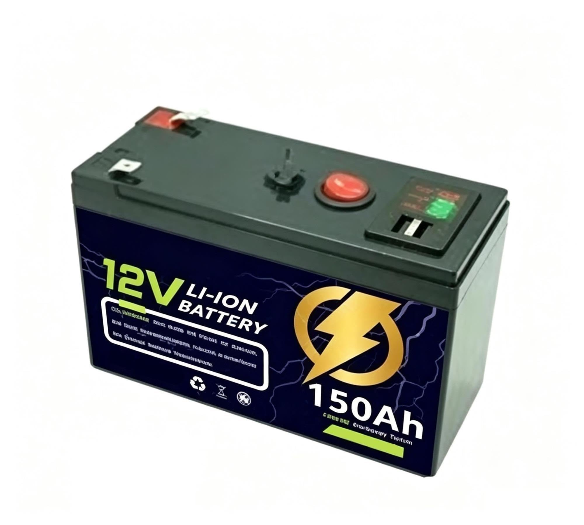 Batería De Ciclo Profundo De Litio LiFePO4 De 12V 200Ah