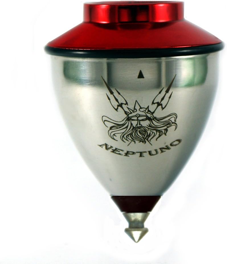 Spin Top Neptuno Roller - Bearing Tip SpinTop (Red)
