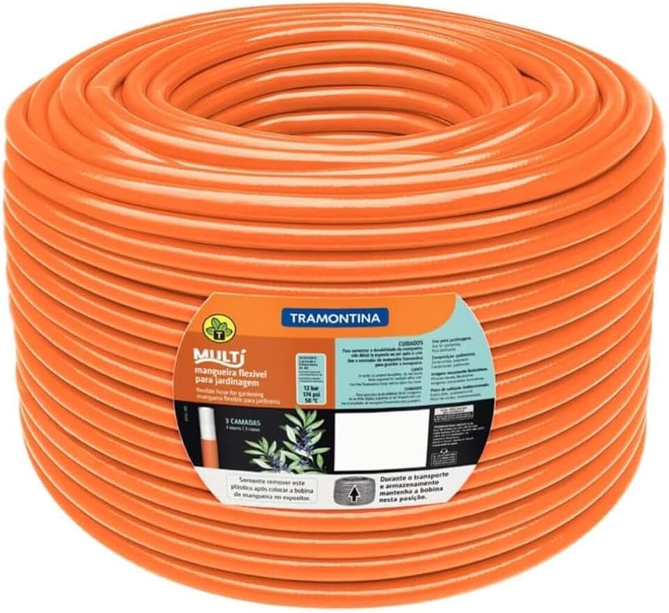 Tramontina Mangueira Super Flex Para Jardim 1/2", 50 M