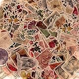 stickers vintage para imprimir Patrones antiguos y hermosos: estas pegatinas de decoración botánica se presentan con varios patrones, incluyendo flores, mariposas, sobres y más, por lo que puede utilizarlas en diferentes ocasiones para hacer manualidades, lo que desarrollará su creatividad y mostrará su personalidad