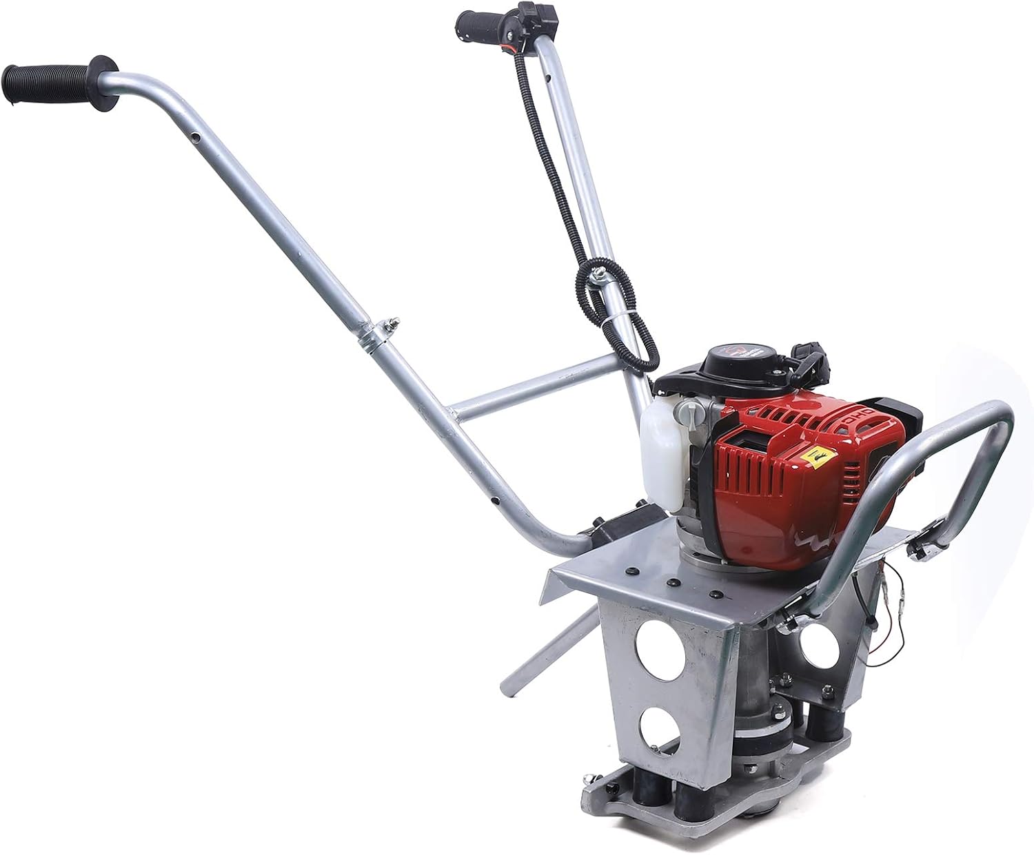 4 Stroke Gas Concrete Wet Screed Commercial Power Screed Vibratory Screed Power Unit Wet Concrete Screed Board Cement Road Construction Fits 1-5M Blade Low Fuel Consumption