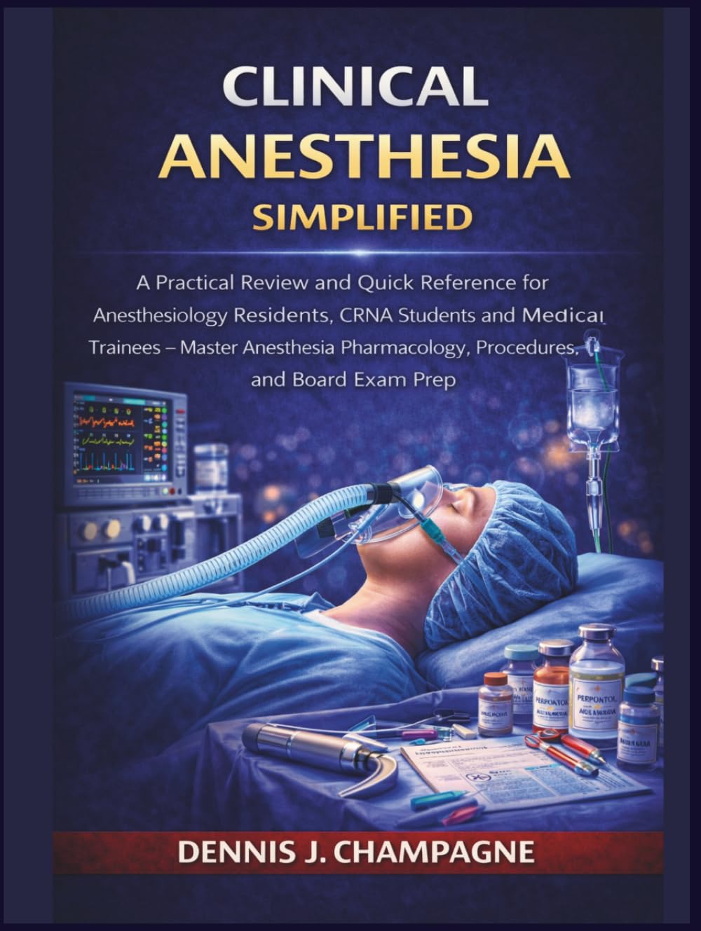 Clinical Anesthesia Simplified: A Practical Review and Quick Reference for Anesthesiology Residents, CRNA Students and Medical Trainees Master ... and Board Exam Prep (medical books)