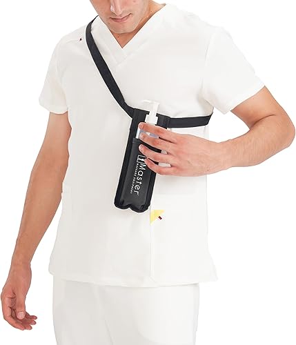 Miniatura 3 de Master Massage Funda de aceite de masaje de botella individual para botella de 8 onzas, negro