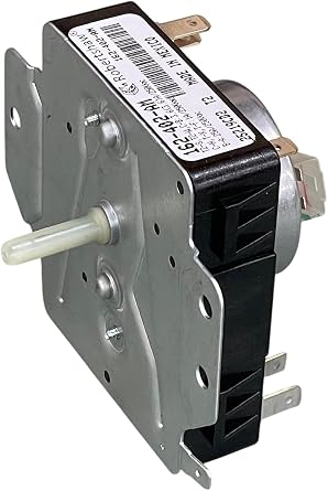 Robertshaw Dryer Timer 60Hz, 220VAC Compatible with Whirlpool Replaces AP6016541, PS11749831, W10185982 Multicolor