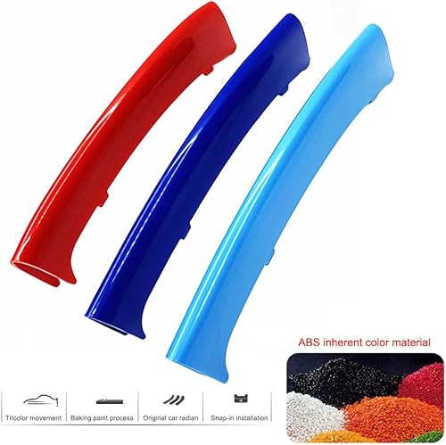 Miniatura 8 de VaisbyTown Insertos de rejilla automotriz para BMW X5 G05 2019-2023 (no para rejillas dobles de la serie M) 7 rejillas, accesorios para parrilla