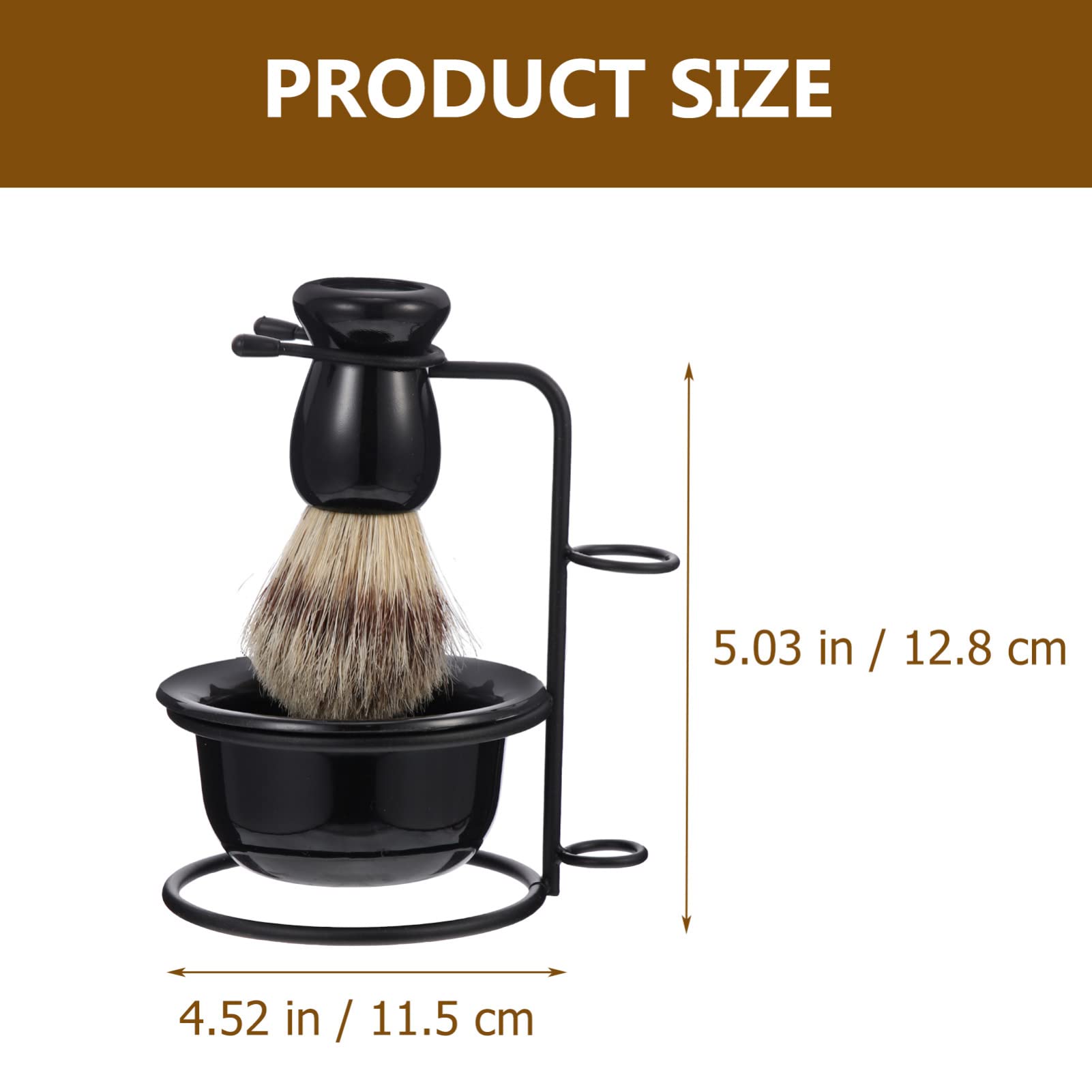 Ipetboom Beard Set Razor Bowl Shaving Brush for Men Shave Sets for Men Professional Shaving Cup Men's Supply