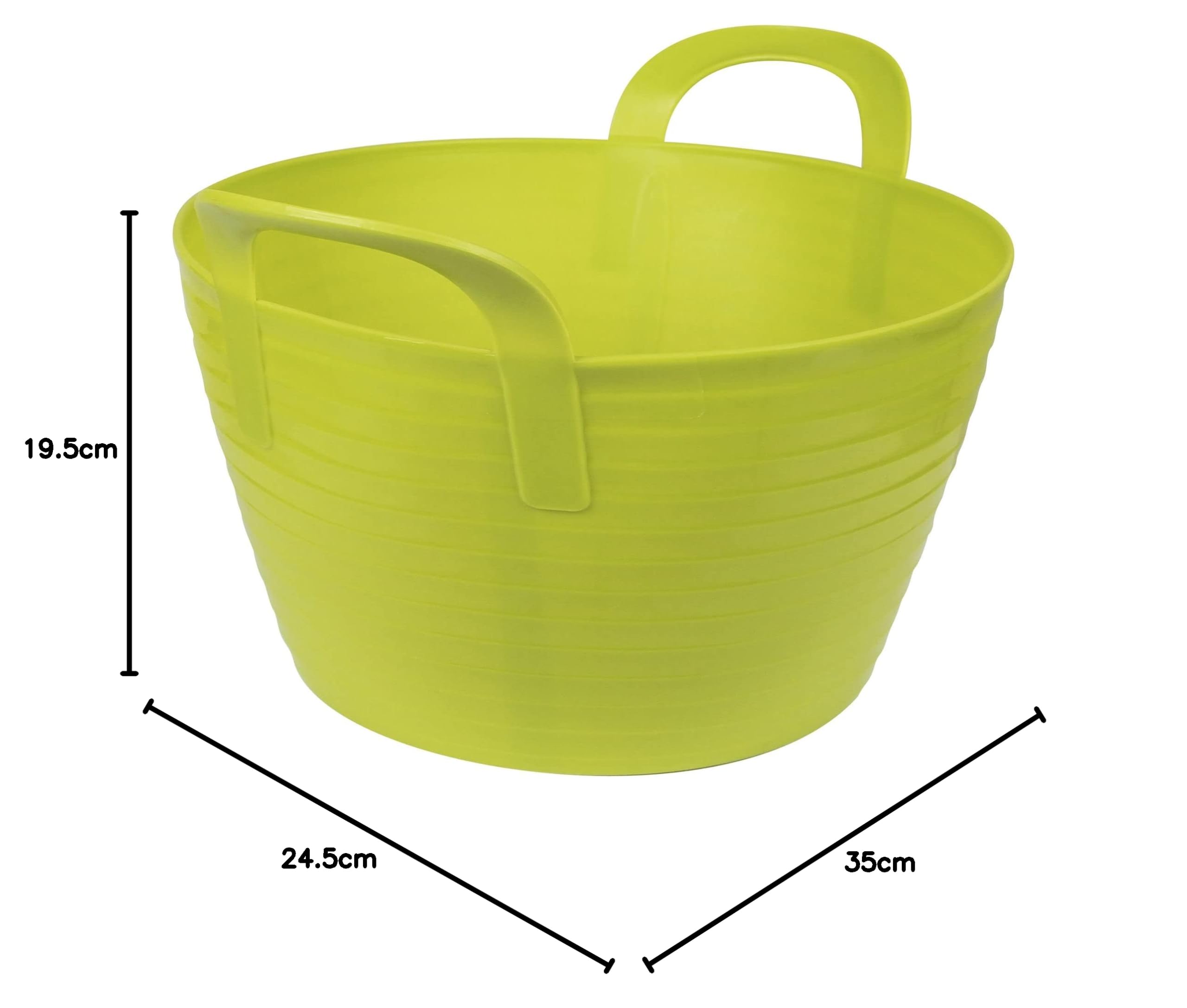 Kerbl 323530 elastyczne koryto Flex Bag, około 12 litrów, zielona