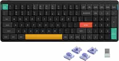 Amazon | nuphy Air96 V2 ワイヤレスメカニカルキーボード、100