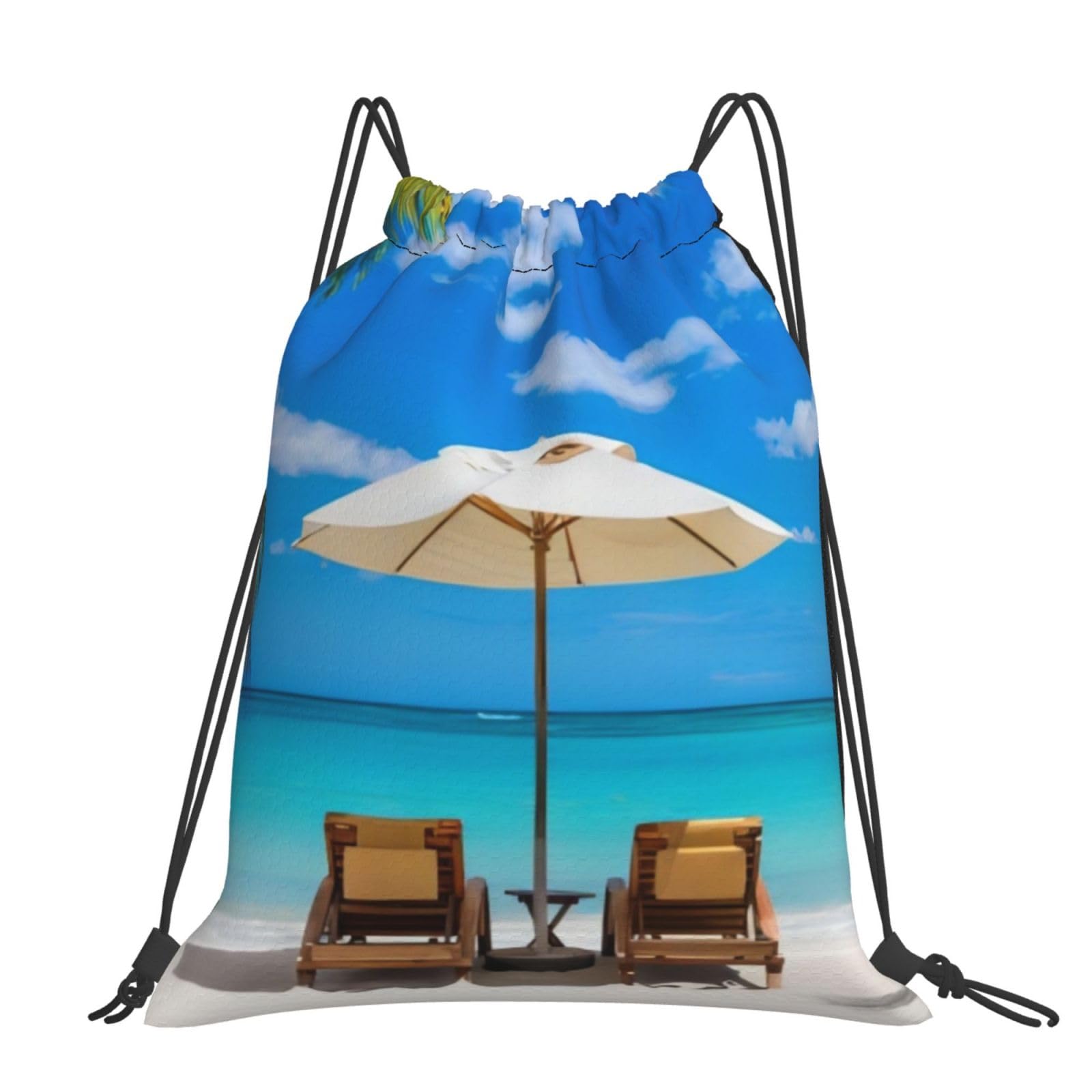 Sac à dos décontracté de plage avec cordon de serrage pour transporter vos essentiels - 8