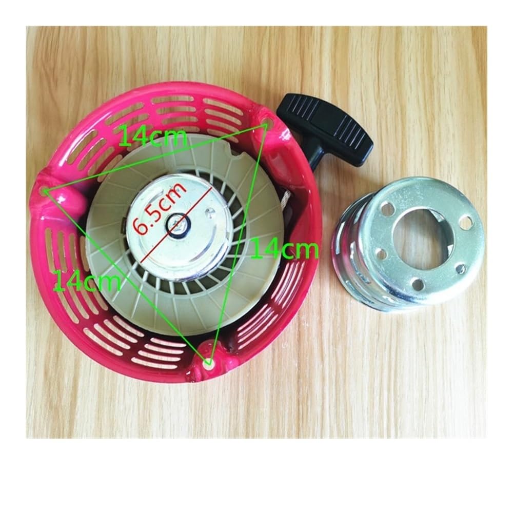 Avviamento a Strappo G200 e Tazza Adatti for G150 G300 GV150 GV200 4~6,5 Gruppo Fune con Maniglia di avviamento a Strappo con cricchetto in Acciaio