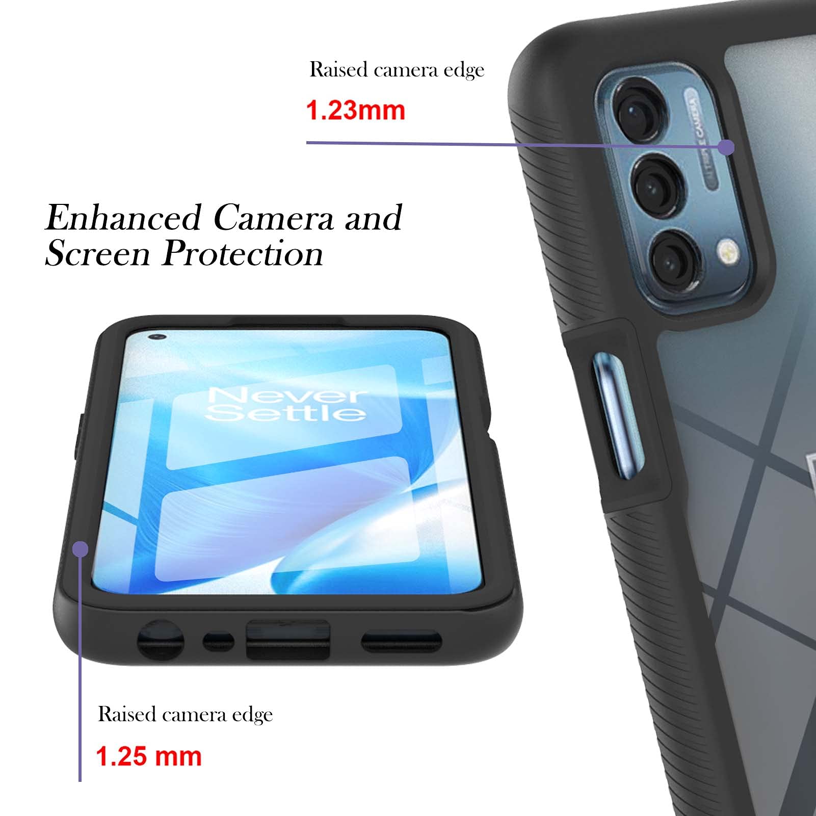 GOKEN Cover per Oppo A54 5G / Oppo A74 5G, TPU Silicone Galvanotecnica Phnom Penh Custodia, Soft Rubber Protettiva Case, Antiurto Antiscivolo Protezione Shell, Nero